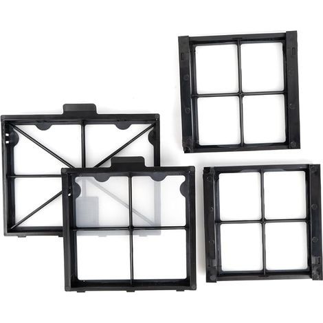 4 pièces Filtres pour Robots de Piscine Compatibles avec Dolphin S50, S100, Active 10, Active 15, T15, T25, E10, Proteus DX3, Cayman, Escape et Advantage (référence : 9991468-R4) (1/5)