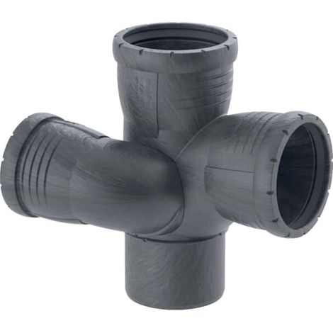 Geberit 393563141 Coude de colonne Silent-Pro avec embranchement (1/5)