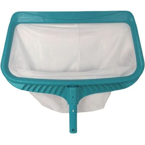 Schwimmbadkescher, tiefer Kescher ohne Teleskopstange, für die meisten Standardstangen, Laubkescher, Poolzubehör für Schwimmbad, Aquarium, Teichreinigung, 42 x 24,5 cm
