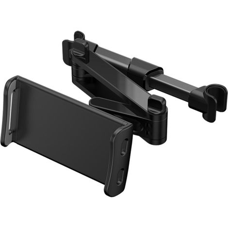 Ausziehbare Auto-Handyhalterung, faltbarer Kopfstützen-Handyständer für Autositze, universell für Tablets (1/5)