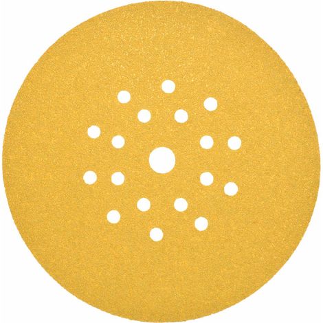 Discos de lijar awtools 225mm p40 19 agujeros polvo velcro