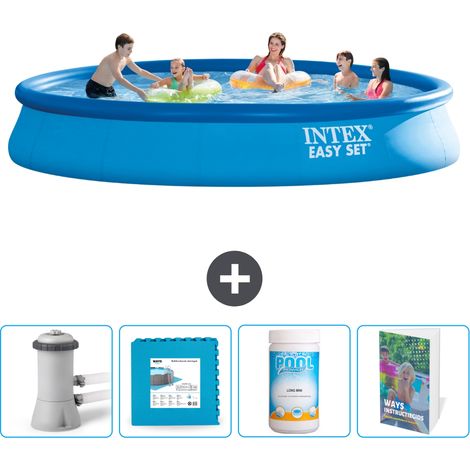 Intex Piscine Easy Set Ronde - 457x84 cm - 5-pièces SCB114 (1/4)