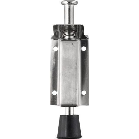 Butée de porte à pédale en acier inoxydable, support de porte à montage au sol, verrou de sécurité pour la maison, le bureau, une utilisation commerciale (140 mm) (1/5)