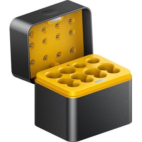 Batteries lithium AA rechargeables avec chargeur - Lot de 8 - 1.5V haute capacité - Boîte de stockage incluse
