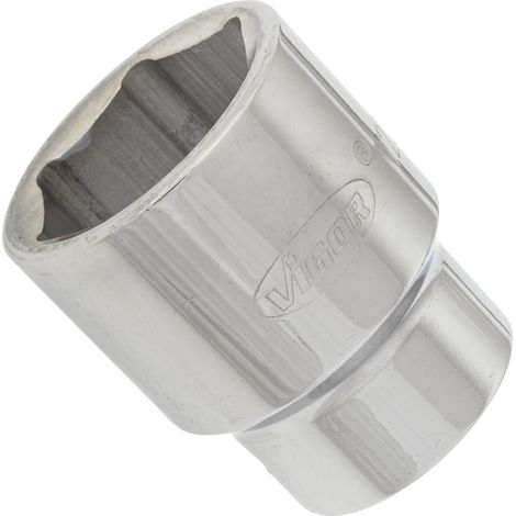 VIGOR Steckschlüsseleinsatz, 3/4 (20 mm) Vierkant hohl, Außen Sechskant Profil, SW 34 mm (1/2)