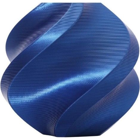 Filament imprimante 3D bambulab PLA Silk bleu 1,75 mm