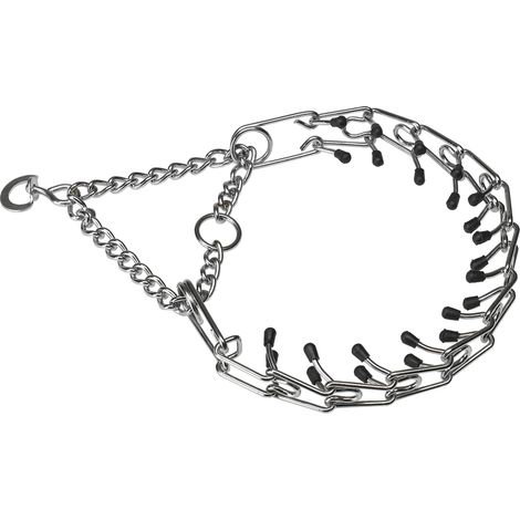 Ferplast CHROME CA Collare per addestramento di cani in acciaio cromato . Variante CA6002 - Misure: A: 46-62 cm -