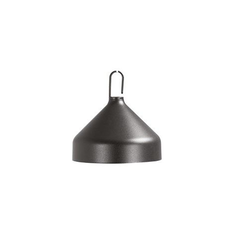 Zafferano AMELIE Lampe à suspension LED noire rechargeable et dimmable