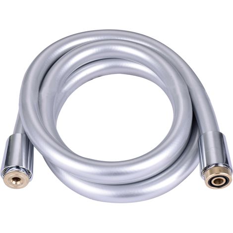 Tubo tondo doccia silver antitorsione - Lunghezza: 200 cm