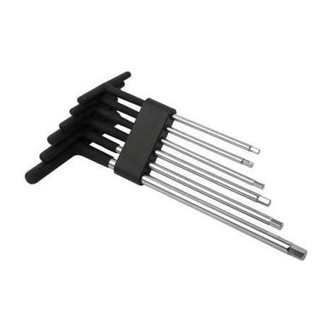 Llaves y dados c.k t4418 6 piezas mango en T