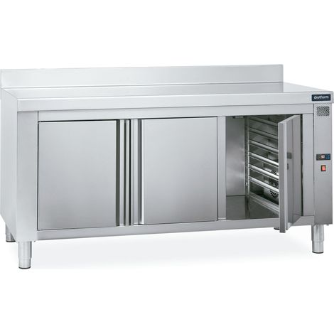 Meuble Inox Chauffant Mural - GN 1/1 - Portes Battantes - Gamme 700 - Distform