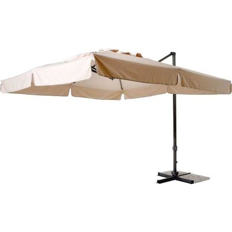 OMBRELLONE DA GIARDINO 300X400 CON BRACCIO LATERALE DECENTRATO MOKA 37904 (1/5)