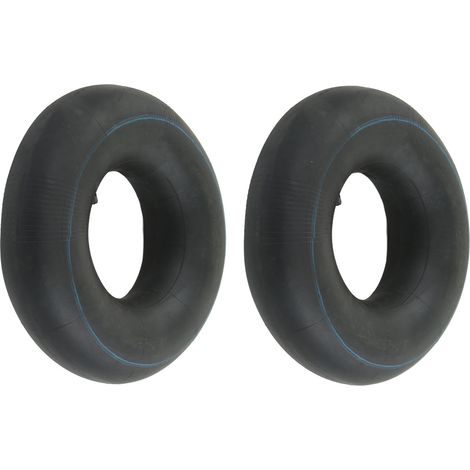 Chambre à air 2 pièces 145/70-6, valve droite en caoutchouc, pour karting 90cc, diable, tondeuse à gazon, pneu intérieur robuste, compatible remorque et chariot (1/5)