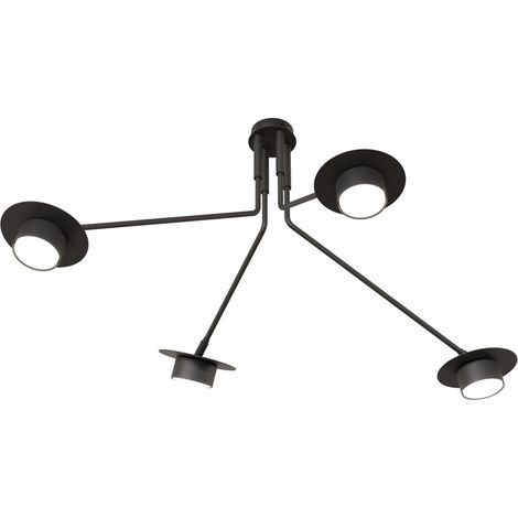 Lampada a Sospensione Mizu, Metallo, Nero, 100x45x100 cm (1/5)