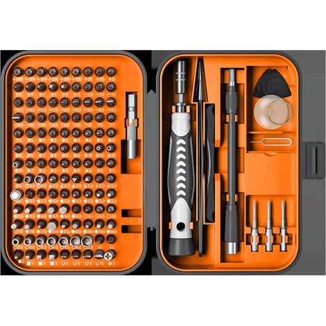 130-in-1 Präzisionsschraubendreher-Set, magnetisch und elektronisch, mit 120-teiligem Reparaturset für PCs, Computer, Laptops, Mobiltelefone, Spielekonsolen und Brillen