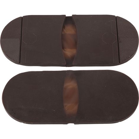 Bottes en Cuir Véritable à Semelle Caoutchouc Antidérapante - Talons Brun avec Semelle Réparable à la Main