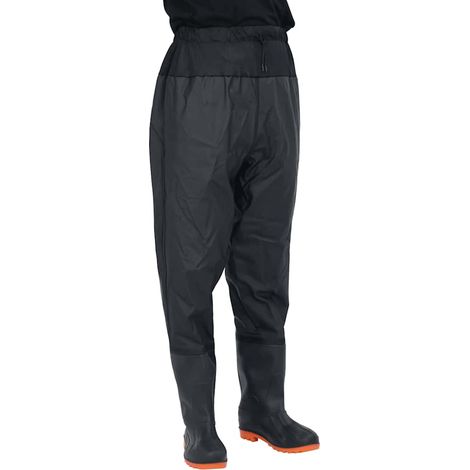 Vadeador de cintura con botas negro talla 40 (1/5)