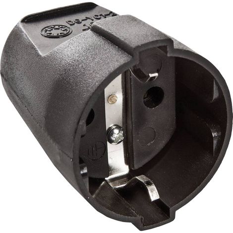 AS Schwabe 45012 presa femmina nera 230 V 16 A