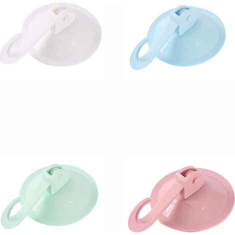 Filiyano – support mural amovible – Lot de 4 crochets à ventouse pour torchons de cuisine, support mural amovible, couleurs tendance (1/4)