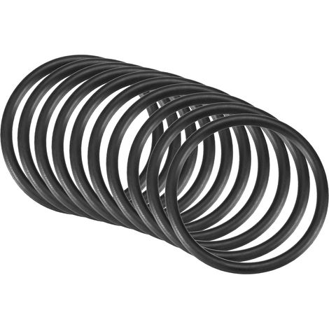 42x36x3mm Nitrile Rubber O-Rings 10 Pieces Round Black (1/5)