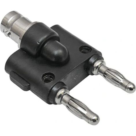 Adaptateur prise BNC - 2 fiches bananes 4 mm vitalco (1/5)