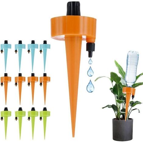 12 Kits d’Arrosage Goutte à Goutte avec Bouteille pour Jardin, Plantes d’Intérieur et Extérieur – Système d’Irrigation Automatique (1/5)