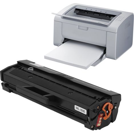 Schwarze Tonerkartusche mit hoher Kapazität für Drucker der Modelle ML 101E SCX3401 ML2161 2165 3405 3400, 1500 Seiten. (1/5)