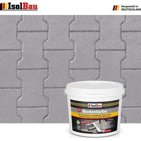 Bodenfarbe Betonfarbe Betongrau 12 kg Bodenbeschichtung Fußbodenfarbe RAL Farbe (1/2)