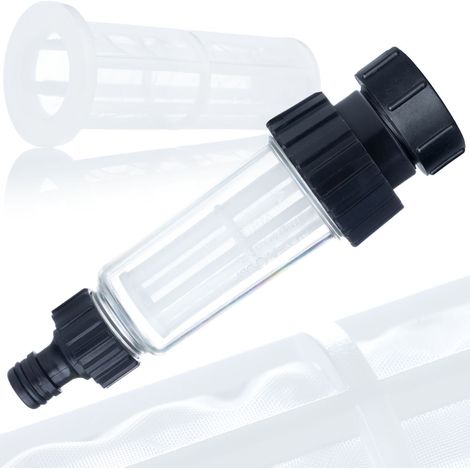Rosfix Wasserfilter – 3/4 Zoll Gewindeanschluss  Kompatibel mit Karcher HD HDS Hochdruckreinigern  Hohe Durchflussrate, langlebiges Kunststoff  Wasserfiltersystem