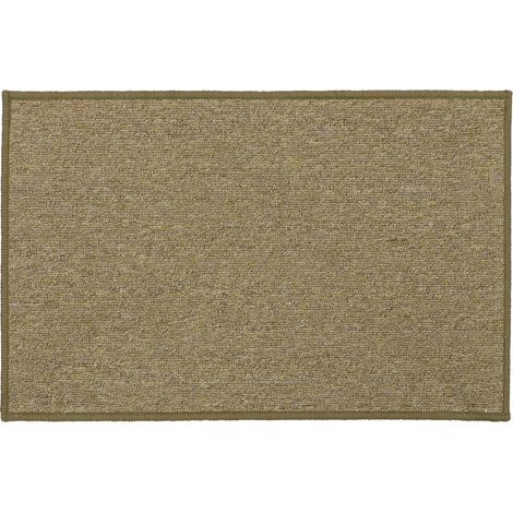 Eden Machine Washable Latex Backed Doormat, 50x80cm, Latte (1/4)
