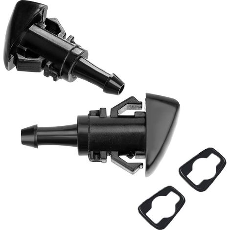 2 Pièces Windsheild Essuie-Glace Buses De Lavage, Jets Lave-Glace, Jets De Pulvérisation D'eau De Brouillard De Pare-Brise Avant, Jet De Pulvérisation D'essuie-Glace De Buse De Lave-Glace (1/5)