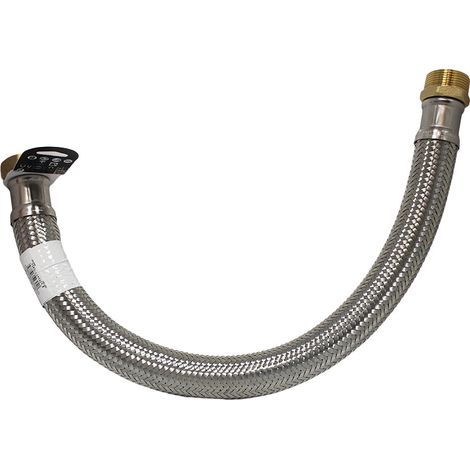 Flexible chauffage Inox Øintér.32,5mm - Mâle/Femelle 1"1/4 - 700mm - EXTRA TWIST (1/5)