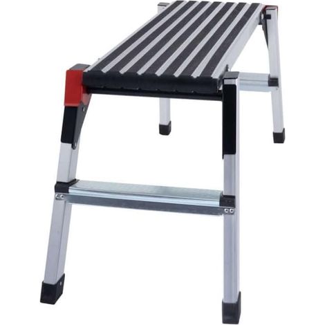 BATAVIA Plateforme de travail - pliable en aluminium - hauteur de travail 2,5 m sécurisée