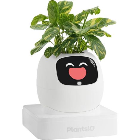 Intelligenter Blumentopf mit automatischer Bewässerung und App-Steuerung, Weiß (1/5)