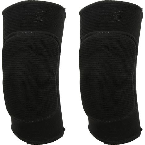 Lot de 2 genouillères de protection en mousse épaisse, idéales pour la danse, le yoga et la gymnastique. Couleur : noir. (1/5)