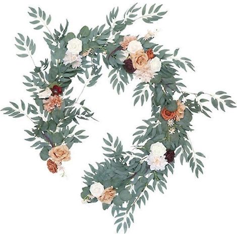 Künstliche Rosenranken-Girlande, Tischdekoration für Hochzeiten, Hintergrund für Wandbögen, florales Accessoire für Veranstaltungen.