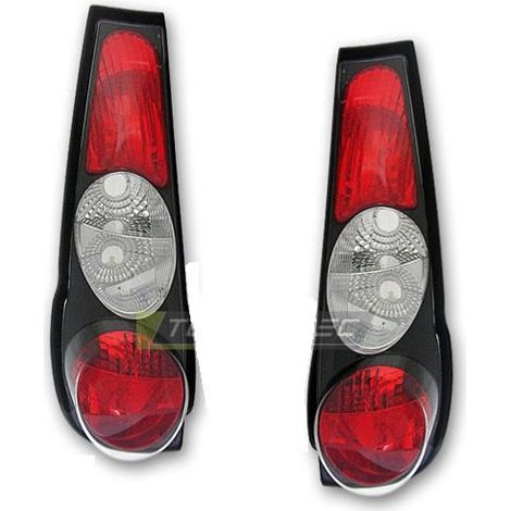 Paire de feux arriere Fiat Punto 1 93-99 noir-27335873 (1/2)