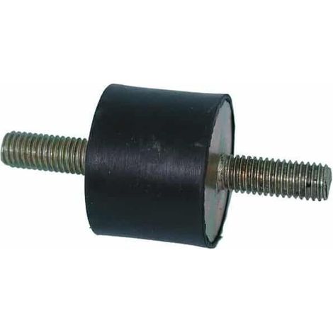 Silent bloc universel mâle-mâle - diamètre 40mm - Longueur 30mm - Filet M10 - Longueur filet 23mm (1/3)
