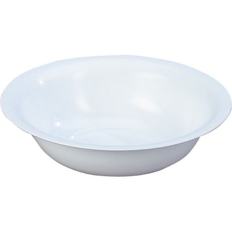 Palangana de plástico color blanco Ø24,5x6,8cm 23020 denox