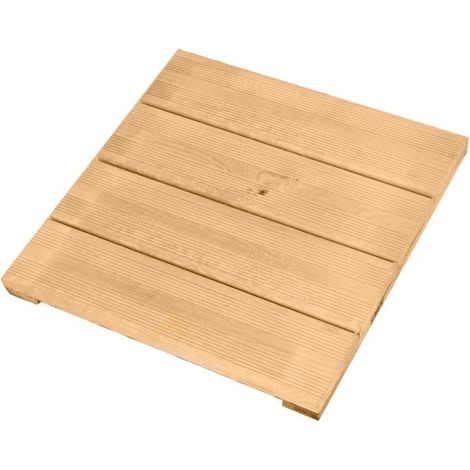 Tarima de madera de pino Baldosa de madera para exterior y ducha Protección Autoclave Nivel 3