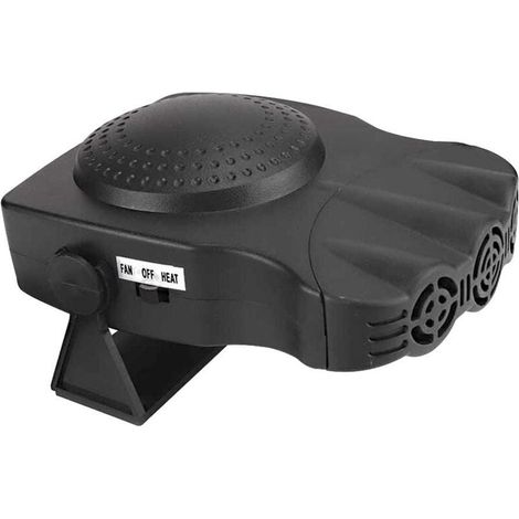 Chauffage de voiture, chauffage rapide 2 en 1 avec fonction de chauffage et de refroidissement, antibuée, 12 V, 150 W, allume-cigare à 3 prises, noir (1/5)