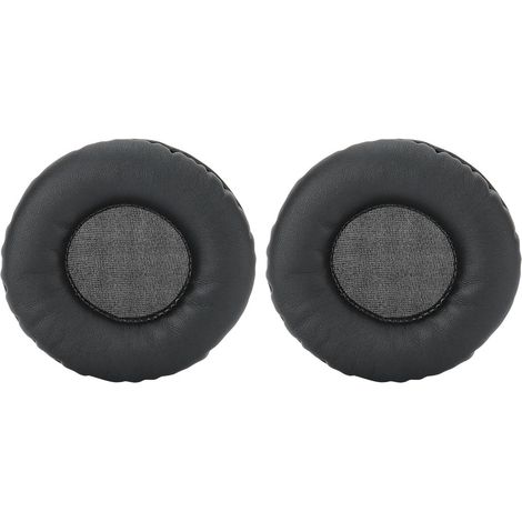 Coussinet d'oreille en Mousse, 75 mm pour Casque, Coussinets d'oreille Universels de Remplacement pour Casque, Coussinets d'oreille en Mousse Couvre Noir pour la Plupart (1/5)