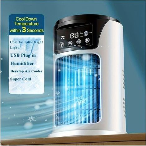 Conditioner, humidifier and fan of cooling USB portable 3 in 1 - Ideal for the home and the desk (1/4)