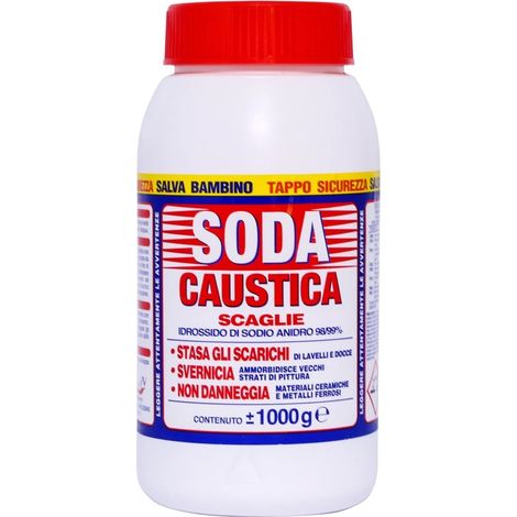 Soda Caustica in Scaglie 1 kg – Idrossido di Sodio Puro