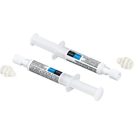 Grohe – Colle multi-usage pour marbre, carrelage, verre et plastique – Kit de 2 seringues – Temps de durcissement 24 heures (1/10)