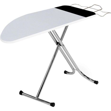 Asse da Stiro con Poggiaferro 125x48 cm Confort Bianco (1/2)