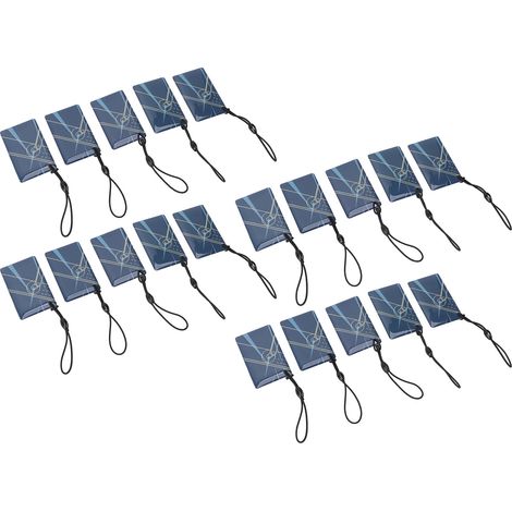 Lot de 20 cartes à puce 13,56 MHz, sensibles et intelligentes, avec porte-clés sans contact pour système de contrôle d'accès. (1/5)