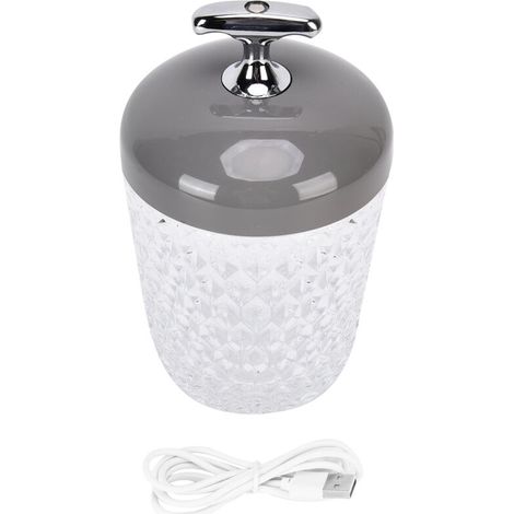 Lampe de chevet LED rechargeable USB ACKERMAN, lumière d'ambiance 3 tons dimmable pour décoration intérieure moderne (1/5)