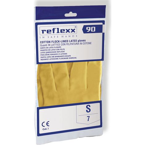 Guanti Lattice Naturale Casalinghi S 10 Coppia Reflexx