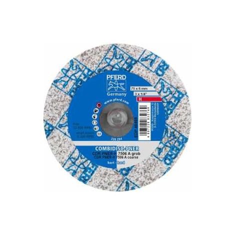 PFERD TOOLS COMBIDISC verpresste Vliesronde CDR PNER Ø 75 mm Hart A Grob für Finish 25 Stk (1/4)